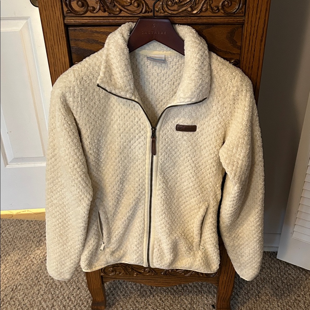 Women's Columbia Cream Fleece Jacket